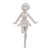 An image of a doll made with Activa La Doll Premier Lightweight Stone Air Dry Clay.