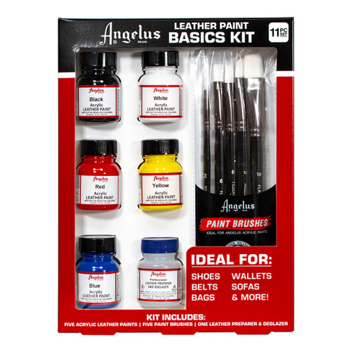 An image of an Angelus Leather Paint Basics Kit.