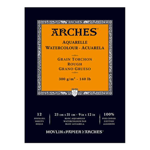 An image of an Arches Watercolor Pad.