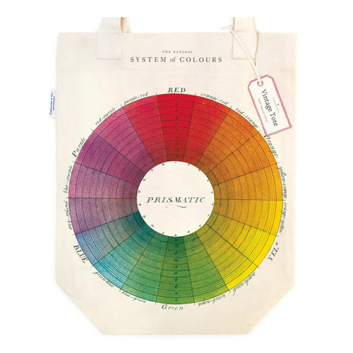 An image of a Cavallini Color Wheel Tote Bag.