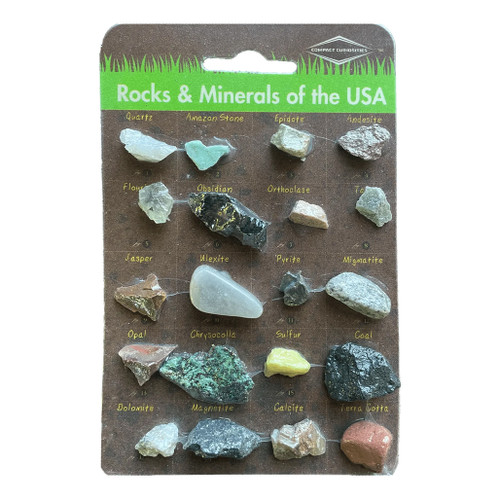 An image of a Copernicus USA Rock & Mineral Card. 