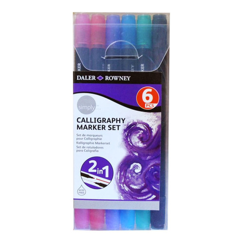 An image of a Daler-Rowney Simply Calligraphy Marker Set.