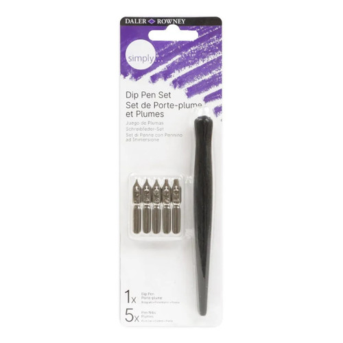 An image of a Daler-Rowney Simply Dip Pen Set.