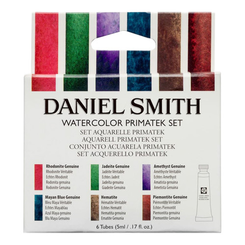 An image of a Daniel Smith 6-Color PrimaTek Introductory Watercolor Tube Set.