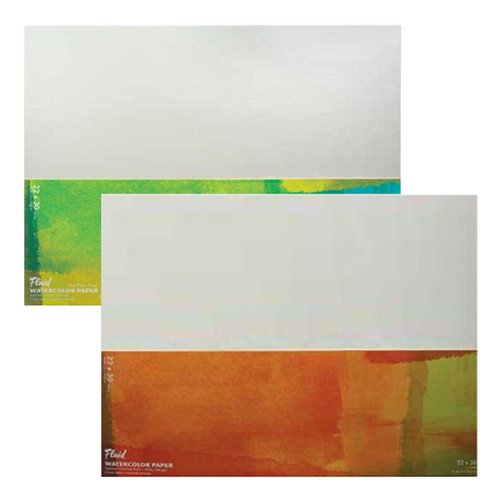 An image of Fluid Watercolor Paper Sheet Packs.