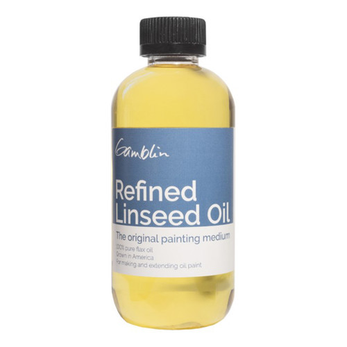 An image of Gamblin Refined Linseed Oil.