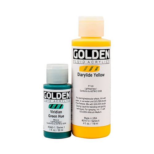 An image of Golden Fluid Acrylics.