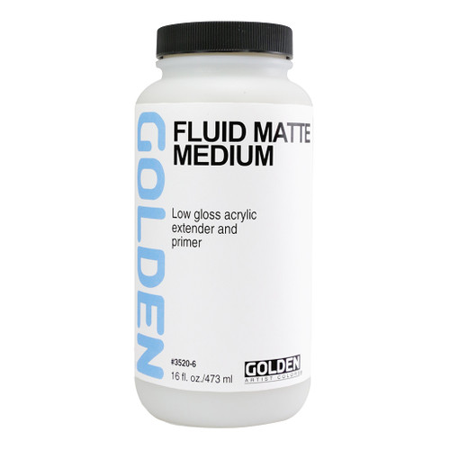 An image of Golden Acrylic Fluid Matte Medium.
