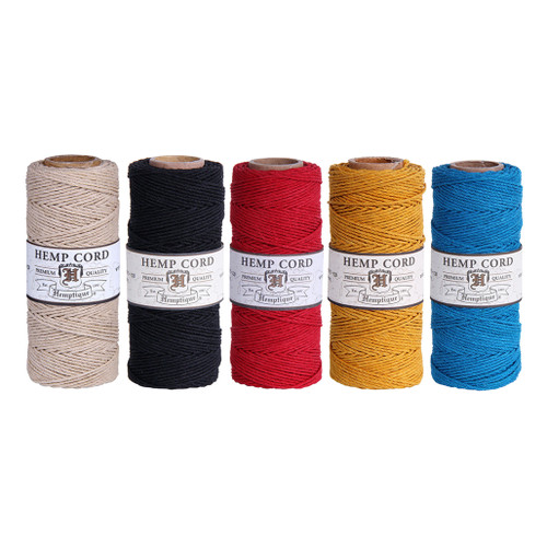 An image of Hemptique Hemp Cord spools.