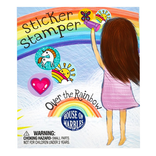 An image of a House Of Marbles Rainbow Sticker Stamper.