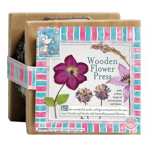 An image of a House Of Marbles Wooden Flower Press Kit.