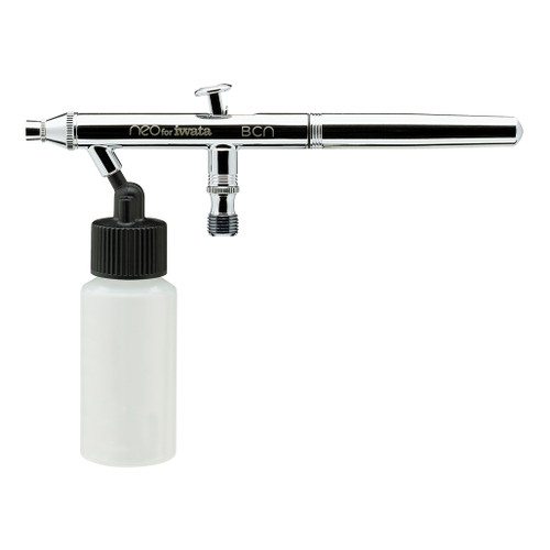 An image of an Iwata NEO BCN Siphon Feed Dual Action Airbrush.