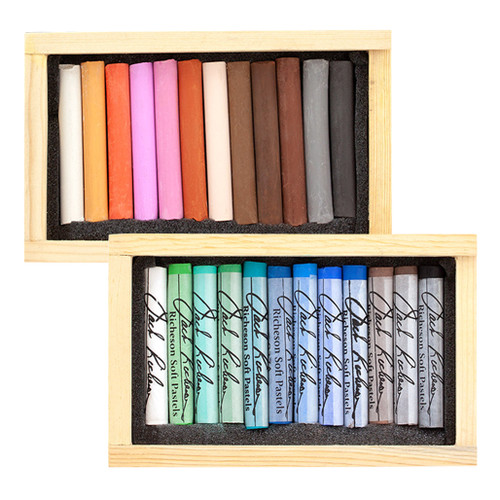 An open image of Jack Richeson Yarka Pastel Sets.