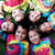 A lifestyle image of kids wearing t-shirts made with Jacquard Procion MX Dyes.