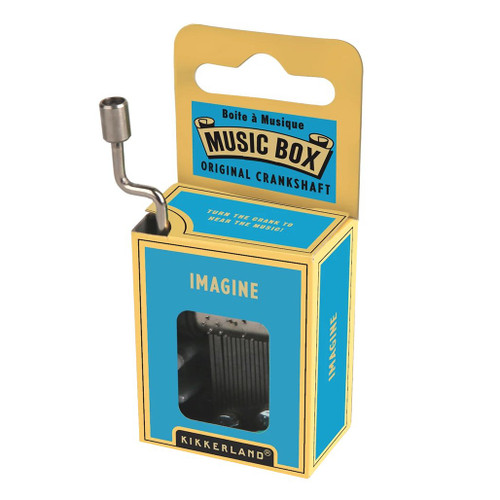 An image of a Kikkerland Imagine Crankshaft Music Box.