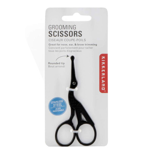 An image of Kikkerland Crane Grooming Scissors.