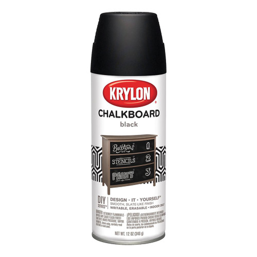 An image of Krylon Black Chalkboard Spray Paint.