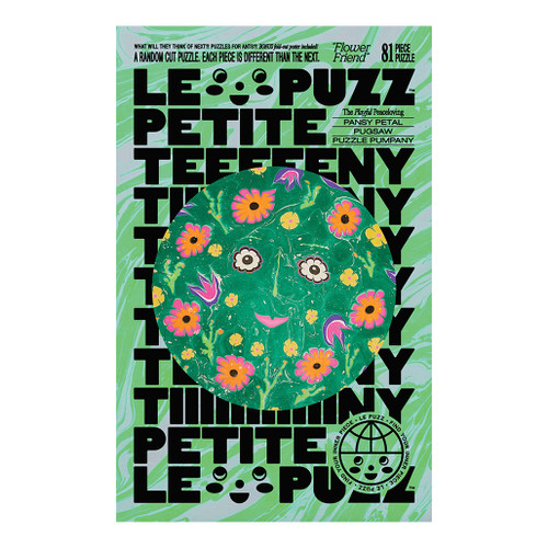 An image of a Le Puzz Flower Friend 81-Piece Puzzle.