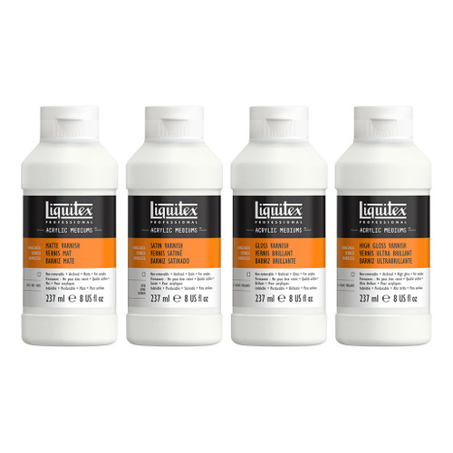 An image of Liquitex Acrylic Varnishes.