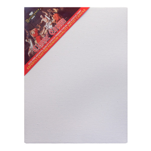 An image of a Masterpiece Classic Primed Cotton Stretched Canvas, Classic.