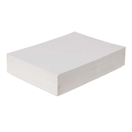 An image of a Pacon White Heavyweight Drawing Paper Ream. 