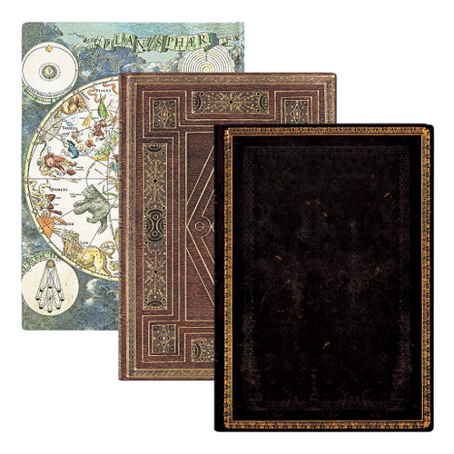 An image of Paperblanks Softcover Flexi Notebooks.