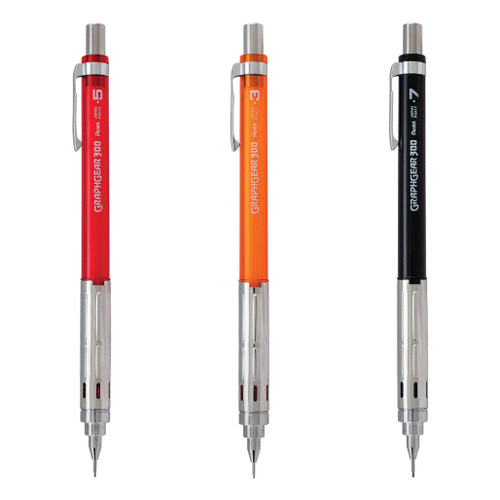 An image of Pentel GraphGear 300 Mechanical Pencils.