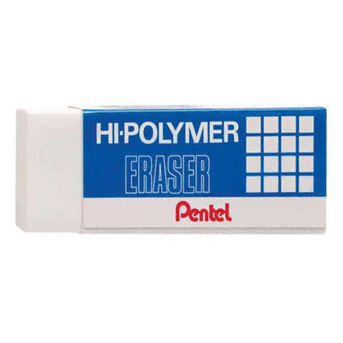 An image of a Pentel Hi-Polymer Eraser.