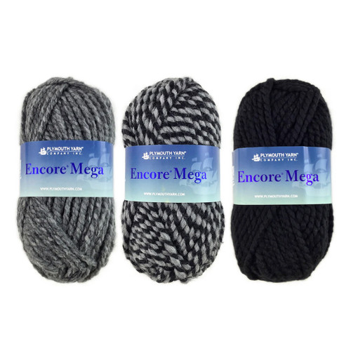 An image of a Plymouth Encore Mega Yarn skein.