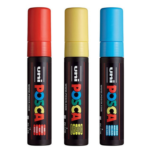 An image of Posca PC-17K Extra-Broad Tip Paint Markers.