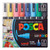 An image of a Posca PC-5M Medium Tip Paint Marker Set, Basic Colors, 8 Colors.