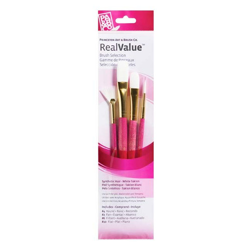 An Image of Princeton RealValue Brush Sets #9180 Stencil, Set of 4