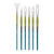 An image of Princeton Series 9800 Snap! White Taklon Long Handle Brushes.