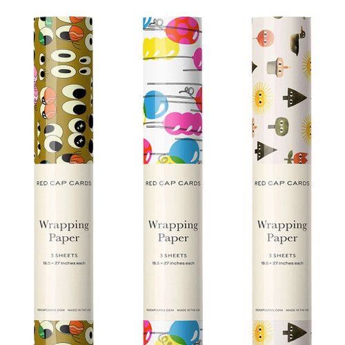 An image of Red Cap Gift Wrap Rolls. 