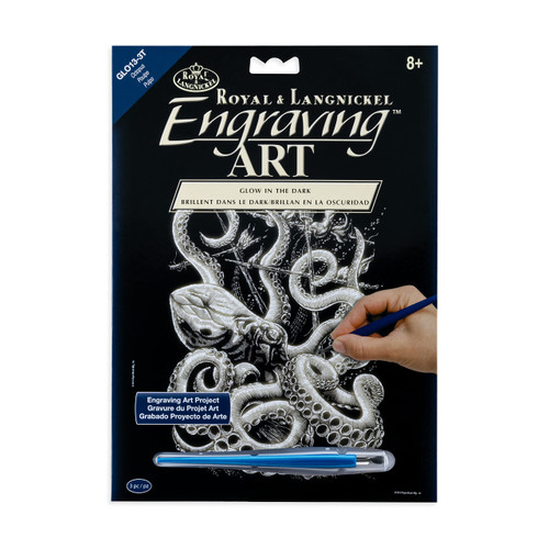 An Image of Woolly Mammoth Engraving Art Set