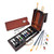 An open image of a Royal & Langnickel Artist Premier Acrylic Painting Wooden Box Set.