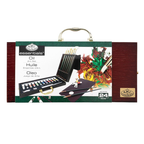 An image of a Royal & Langnickel Artist Premier Oil Painting Wooden Box Set.