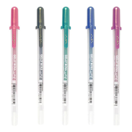 An image of Sakura Gelly Roll Gold Shadow Gel Pens.