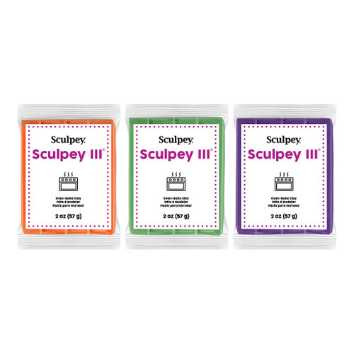 An image of Sculpey III Oven-Bake Polymer Clays. 