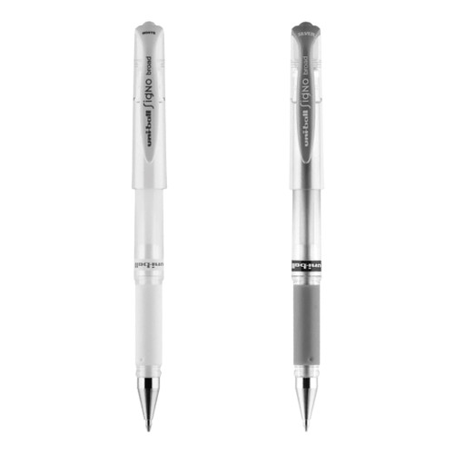 An image of Uni-Ball Gel Impact Gel Pens. 