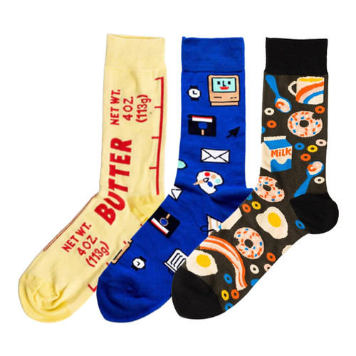 An image of  Yellow Owl Workshop Crew Socks.