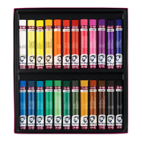 These creamy, artists' pastels have outstanding warmth and color strength. They are extremely soft and blendable and the colors can be used direct, built up in colored layers, blended with a cloth, or diluted with mineral spirits to create rich, transparent washes. They can also be used in combination with other dry or wet media to produce myriad effects. Made with pure pigments for overall excellent lightfastness.